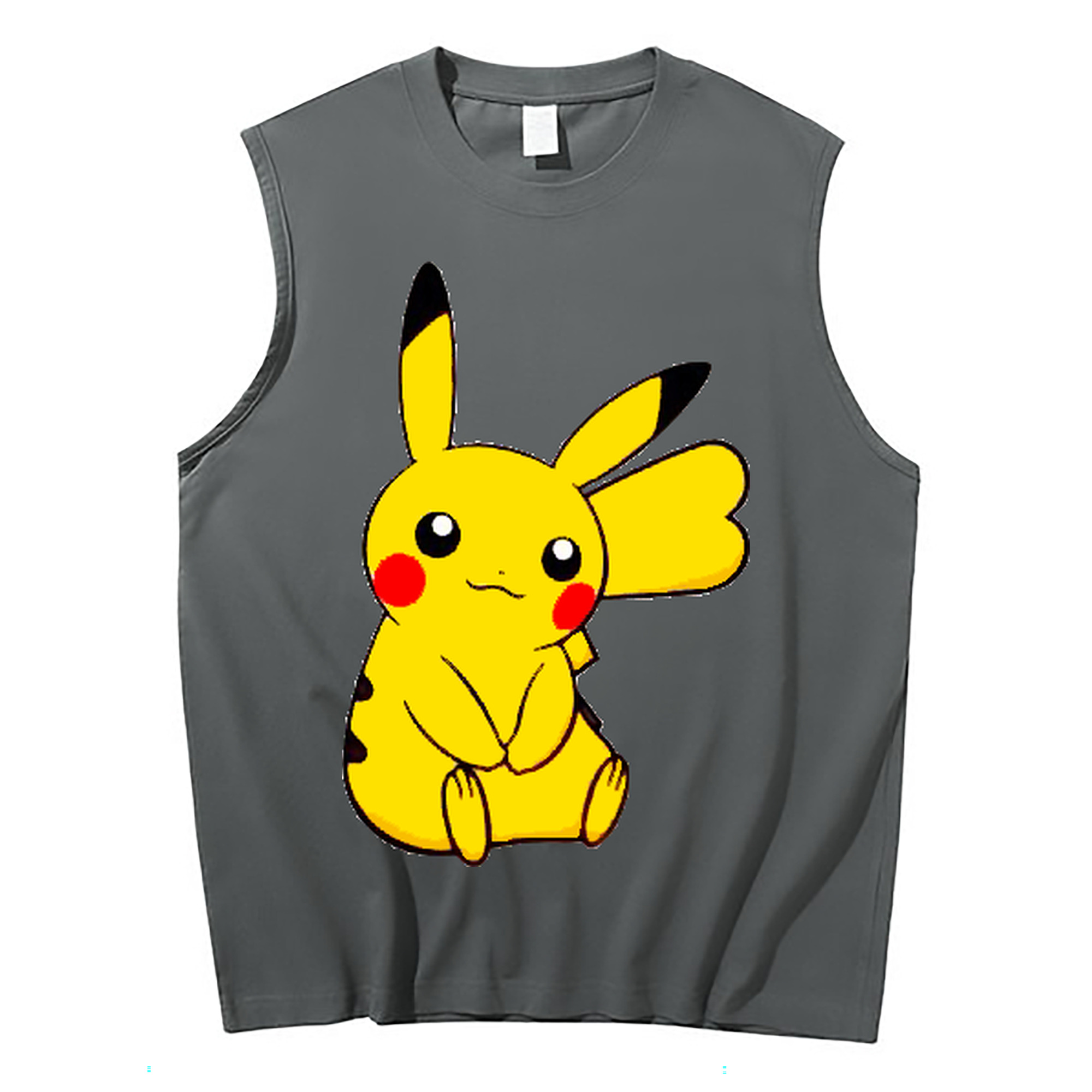 （画像用） ポケットモンスター Pokémon コットン100％タンクトップ（フロントプリント）